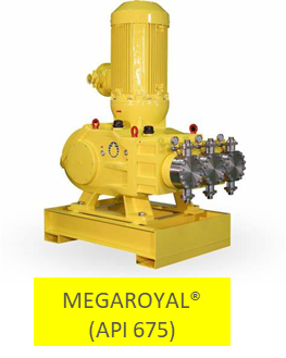 Hình ảnh máy bơm MEGAROYAL của Milton Roy. 