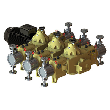 Process-Critical Metering Pump Primeroyal Flat Twin (PX FT) Series